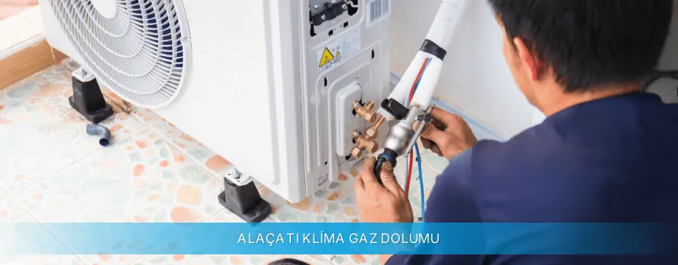 Alaçatı İlçemi Midea Klima Gaz Dolumu